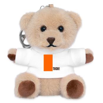 NEVERTHELESS - Teddy Keyring - white - Front