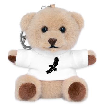 Adler - Teddy Schlüsselanhänger - Weiß - Vorne