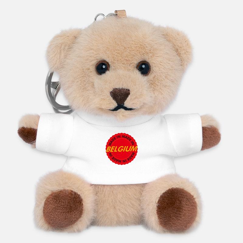 Born in Belgium - Teddy Keyring - white