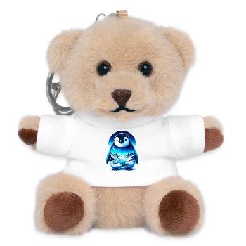 Penguin - Teddy Keyring - white - Front