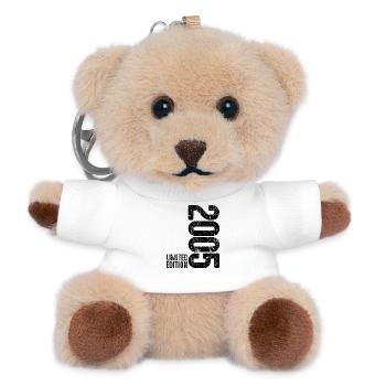 21st Birthday Man Woman 21 Years 2005 Birthday - Teddy Keyring - white - Front