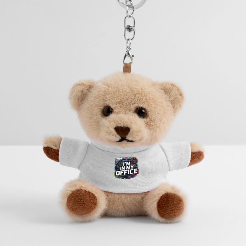 Je suis dans mon bureau Porte-clés ourson