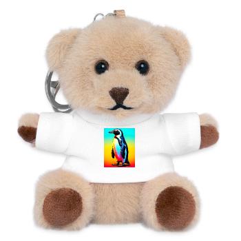 penguin - Teddy Keyring - white - Front