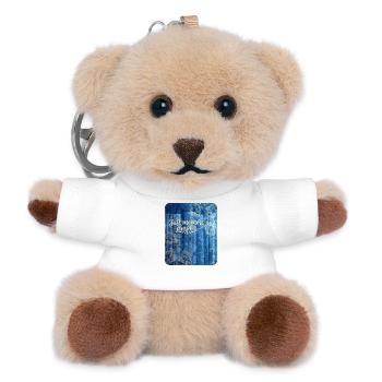 Nur noch ein Kapitel - Teddy Schlüsselanhänger - Weiß - Vorne