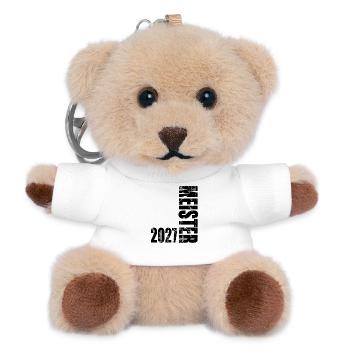 Meister 2027 - Teddy Schlüsselanhänger - Weiß - Vorne