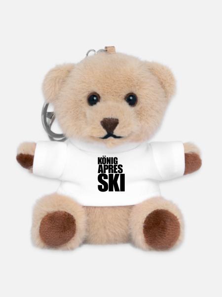 apres ski après-ski - Teddy Schlüsselanhänger - Weiß