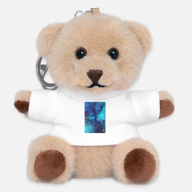 Blue Ravenstorm - Porte-clés ourson - blanc