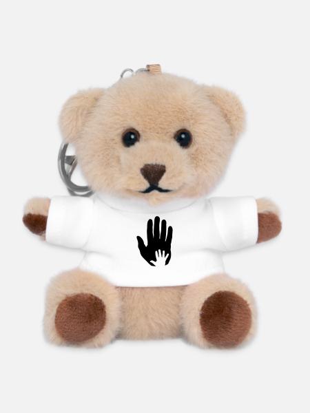 Baby Hand in Hand - Teddy Schlüsselanhänger - Weiß