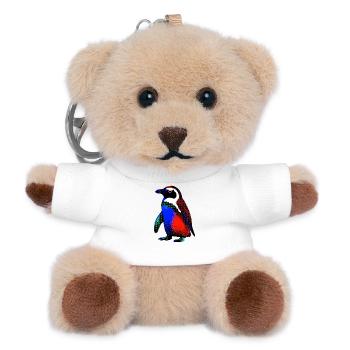 Pingouin - Porte-clés ourson - blanc - Devant
