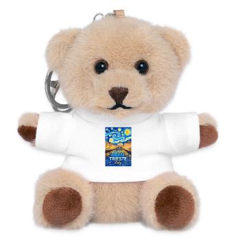 Trieste, Italy. - Teddy Keyring - white - Front