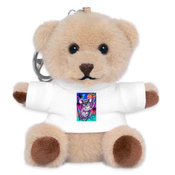 Koala - Teddy Schlüsselanhänger - Weiß - Vorne