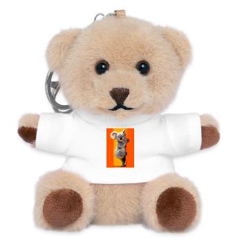 Koala - Porte-clés ourson - blanc - Devant