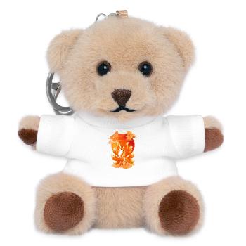 Nine-Tailed Fox – Original Gift - Teddy Keyring - white - Front