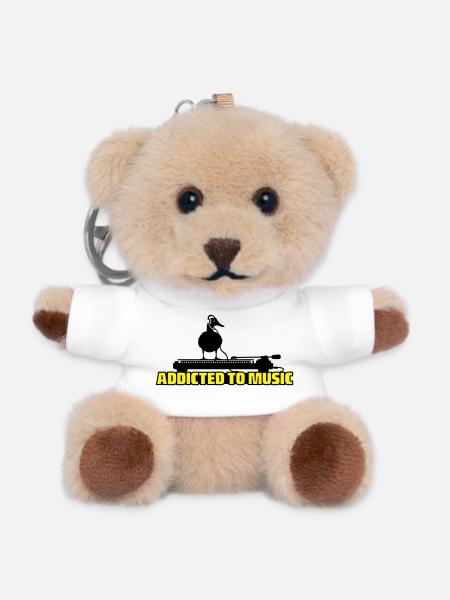 addicted to music - DJ music - Teddy Keyring - white