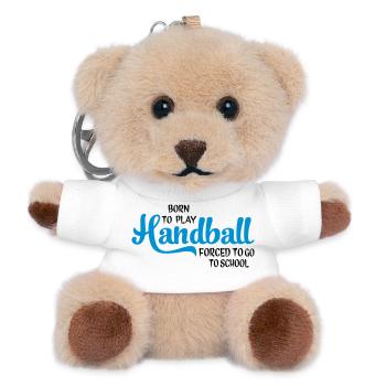 handball - Teddy Keyring - white - Front