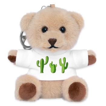 Kaktus - Teddy Schlüsselanhänger - Weiß - Vorne