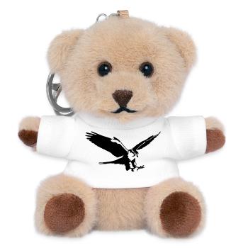 falcon - Teddy Keyring - white - Front