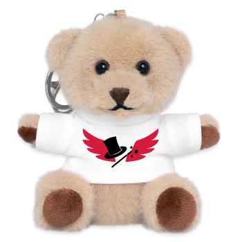 Magic / Magie - Teddy Schlüsselanhänger - Weiß - Vorne