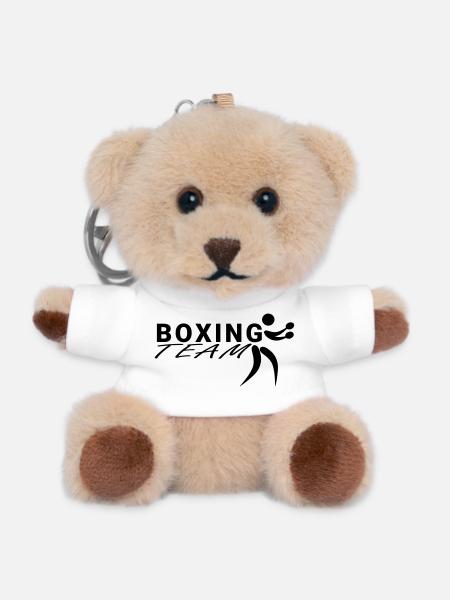 Boxing Team - Teddy Schlüsselanhänger - Weiß