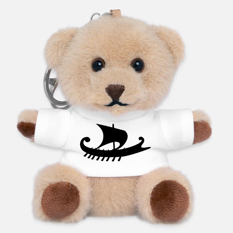 Empuriabrava - Teddy Schlüsselanhänger - Weiß