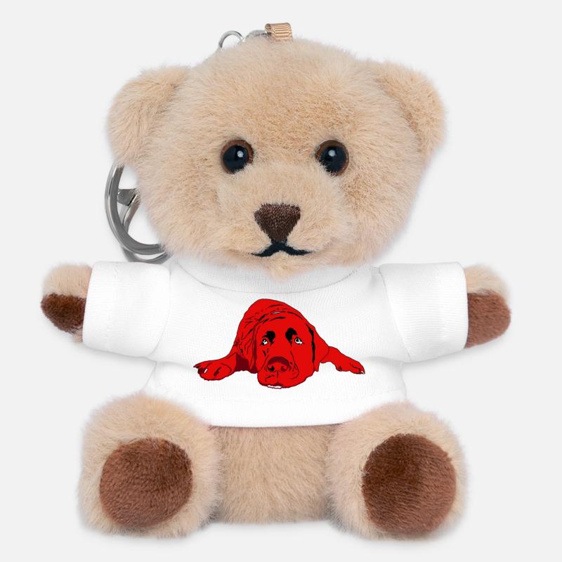 Labrador - Porte-clés ourson - blanc