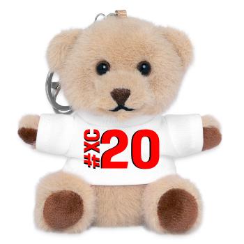 XC20 - Teddy Schlüsselanhänger - Weiß - Vorne