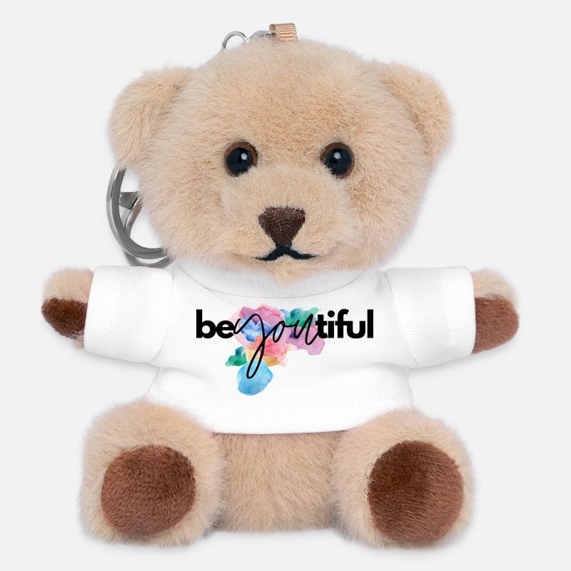 be you tiful - Teddy Schlüsselanhänger - Weiß
