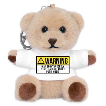 Punk - Teddy Keyring - white - Front