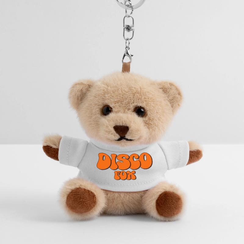 Disco Fox Dance Danseuse Discothèque Discofox Dancing Porte-clés ourson
