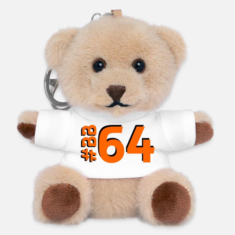 BB64 - Teddy Schlüsselanhänger - Weiß