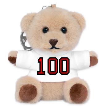 HAPPY BIRTHDAY. HAPPY BIRTHDAY. ANNIVERSARY. - Teddy Keyring - white - Front