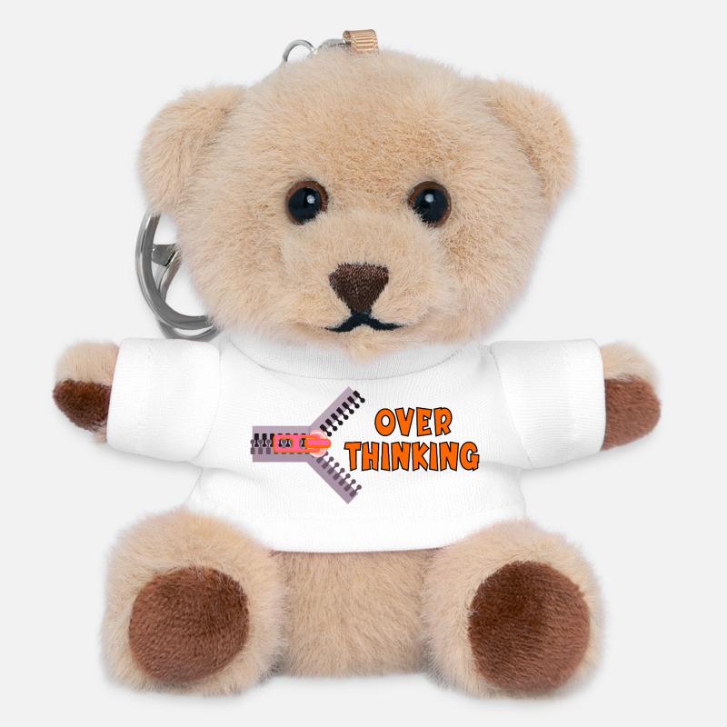 OVERTHINKING LIFE WISDOM - Teddy Keyring - white