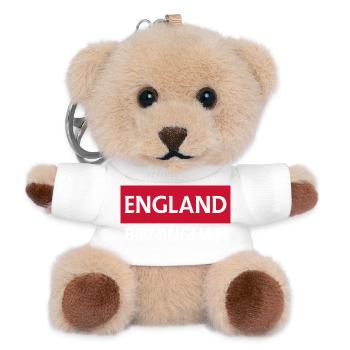 England Birmingham Cityscape Illustration - Teddy Keyring - white - Front