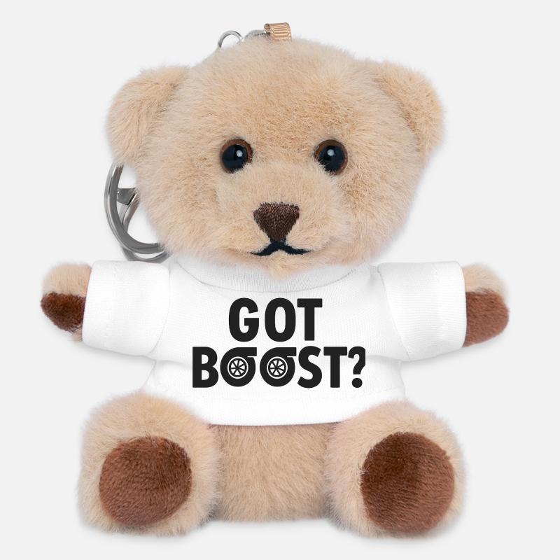 Got Boost Turbo - Teddy Schlüsselanhänger - Weiß