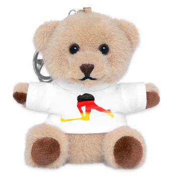 Hockey Germany - Teddy Keyring - white - Front