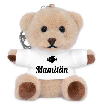 Mamitän Anker Kapitän Muttertag Nachwuchs Gebu - Teddy Schlüsselanhänger - Weiß - Vorne
