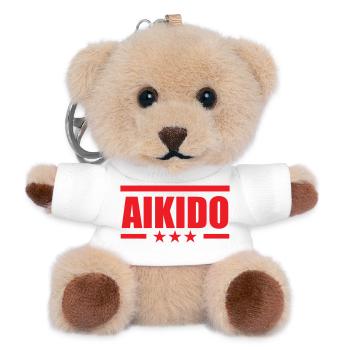 Aikido - Martial Art - Aikido - Teddy Keyring - white - Front