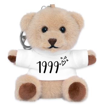 1999 - Teddy Schlüsselanhänger - Weiß - Vorne