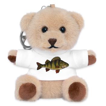Realistic Perch Fish Vector - Teddy Keyring - white - Front