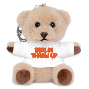 Orange Graffiti Berlin - Teddy Keyring - white - Front