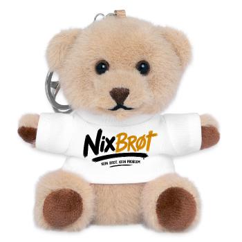 It's all about Nix - Teddy Schlüsselanhänger - Weiß - Vorne