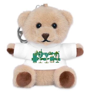 COCKTAILS - Teddy Keyring - white - Front