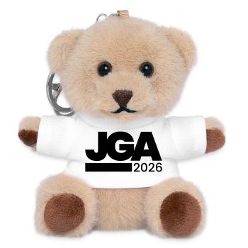 Jga 2026 Bachelor Party - Teddy Keyring - white - Front