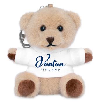 Vantaa - Finland - Finnland - Suomi - Skandinavien - Teddy Schlüsselanhänger - Weiß - Vorne