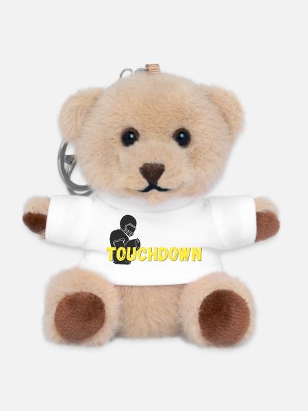 Touchdown Football - Teddy Schlüsselanhänger - Weiß