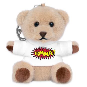 Comic Hömma - Teddy Schlüsselanhänger - Weiß - Vorne