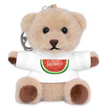 Summer watermelon - melons - summer - Teddy Keyring - white - Front