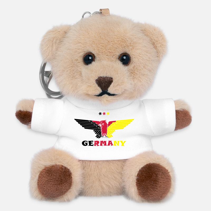 Deutschland Adler Germany colored - Teddy Schlüsselanhänger - Weiß