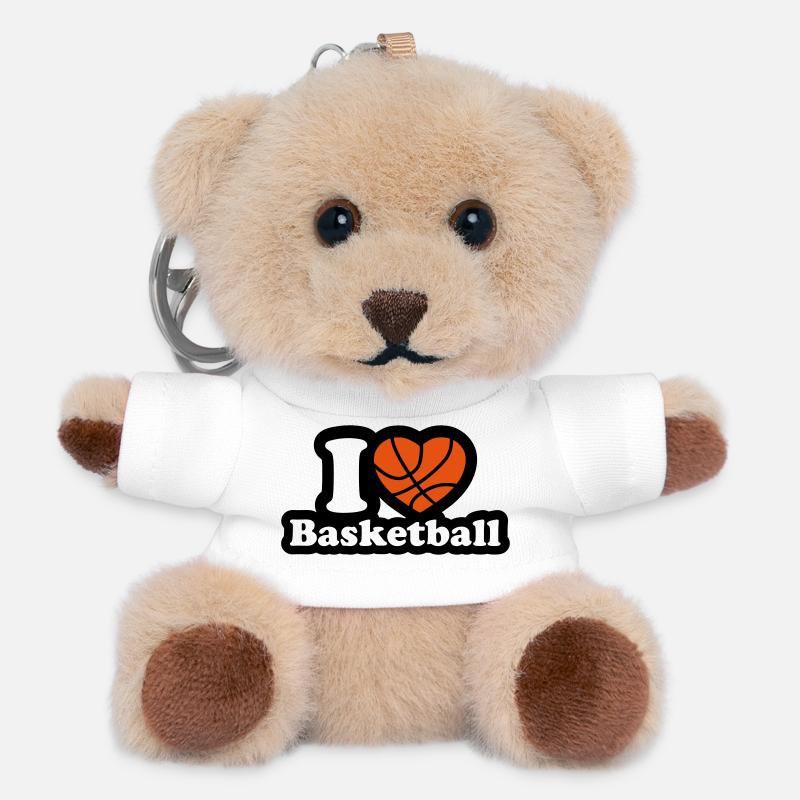 I love basketball - Teddy Keyring - white