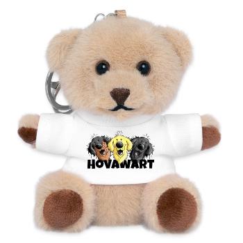 Hovawart Team - Teddy Schlüsselanhänger - Weiß - Vorne